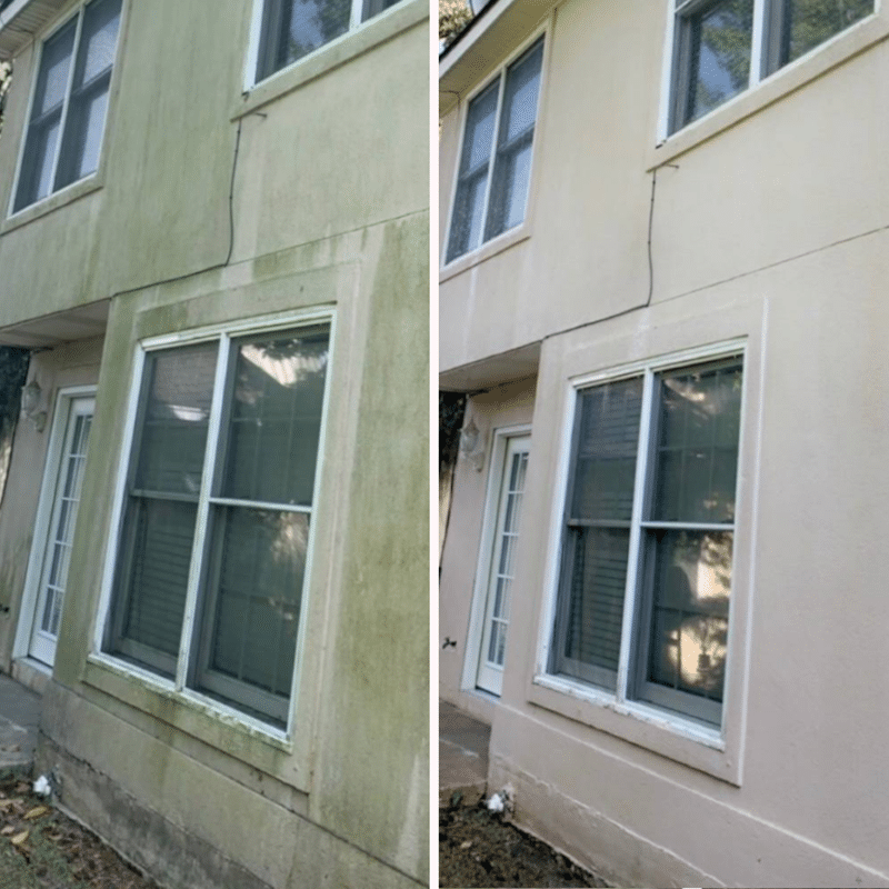 stucco house washing