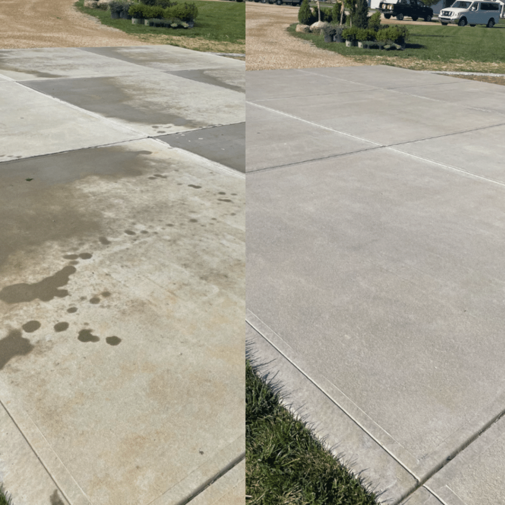 concrete cleaning
