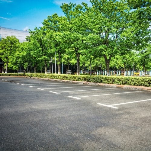 parking lot cleaning